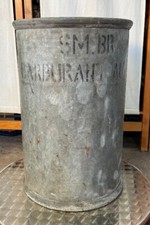 Ancien Bidon Fut en Zinc de