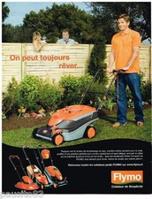 PUBLICITE ADVERTISING 095  2007  FLYMO  tondeuse ROLLER COMPACT