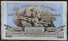 Billet de loterie nationale