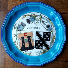 Assiette émaillée de Longwy