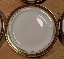 Assiette À Dessert X6 Porcelaine De La Haute Vienne Limoges Diam 18,3 Cm Ref 2