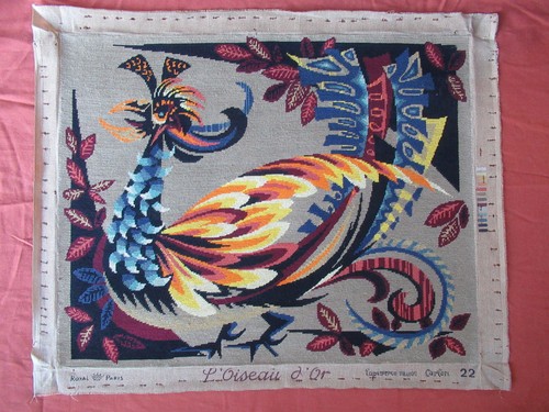 Tapisserie oiseau d - l'oiseau, d'or