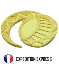 Médaillon Les Mystérieuses Cités D’Or 5cm Imprimé PLA Médaille Pendentif Collier