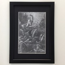 Art Encadré Drukhari. Eldars Noirs, Guerriers, Sorcières, Warhammer 40K 40 000