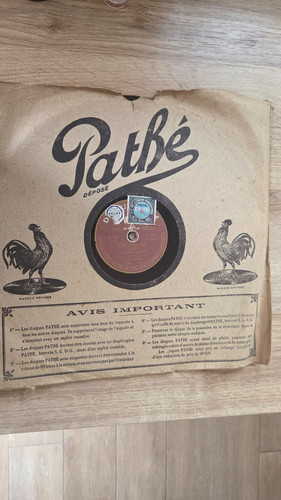 Disque vinyle pathé - vinyle, à