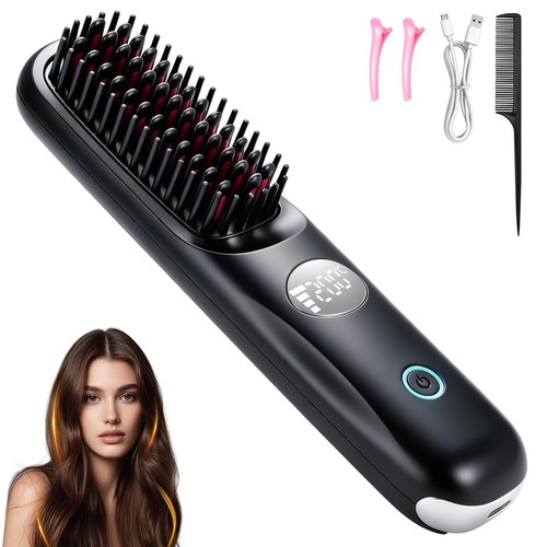 Brosse lissante sans fil avec - lissante,