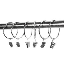 Lot de 12 anneaux de rideaux