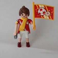 Playmobil série 18 personnage supportrice pour stade football sport city life