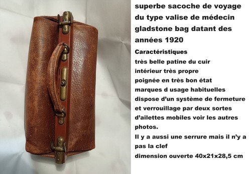 Valise médecin gladstone - valise, de