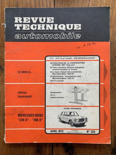Revue technique mercedes 220 - technique,