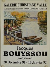 Affiche JACQUES BOUYSSOU 1991
