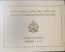 2 EURO VATICAN 2013 SIEGE