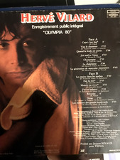 Disque Vynile Hervé Villard "Olympia 80" produit par Jacques Revaux