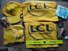 Tour de France Objet Publicitaire neuf  lcl  sac et casquette divers lot n)°1