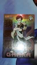 Carte Holo Naruto Ninja Ranks NW6 Panini Card CCG rare foil Gaara 2002