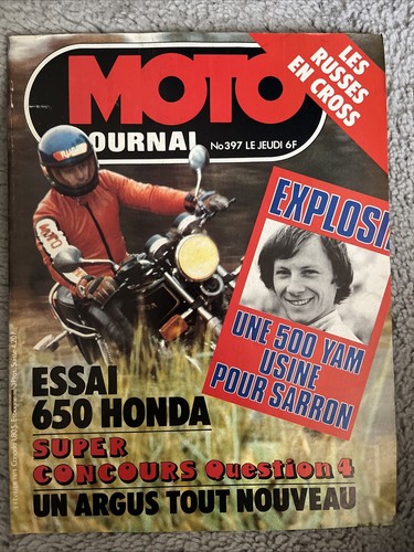 Moto journal 397 essai honda - journal,