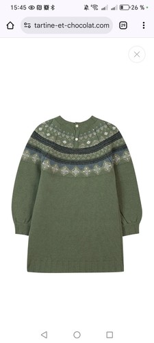 Robe fille ans chic laine - robe, 14