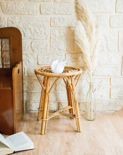 Regis tabouret en rotin - le,