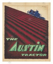 PUBLICITé TRACTEUR AUSTIN Rf0398 - POSTER HQ 50x70cm d'une AFFICHE VINTAGE