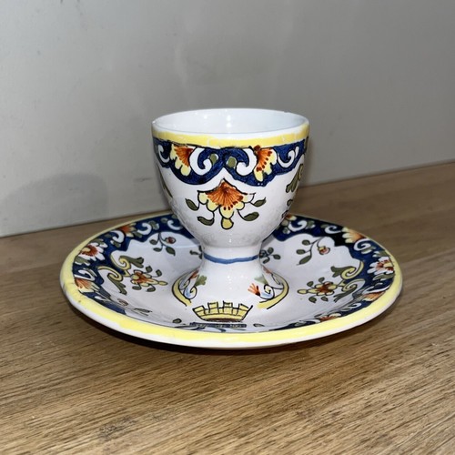 Ancien coquetier faïence - coquetier,