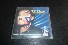 CD SINGLE 2 TITRES "JOHNNY HALLYDAY : TOUS ENSEMBLE"
