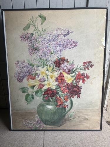 Ancien tableau aquarelle - ancien,