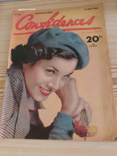 Revue ancienne confidences - revue,