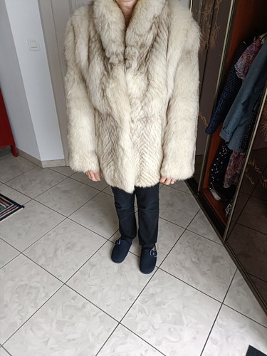 Veste renard bleu marque - bleu,