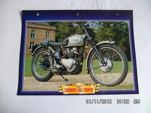 Carte fiche moto - carte,