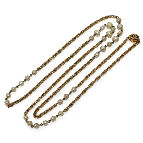 Collier long chanel imitation - chanel,