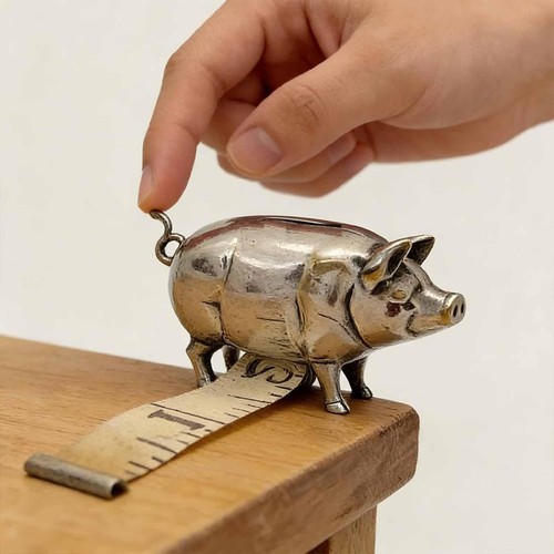 Mètre ruban miniature - mètre, ancien