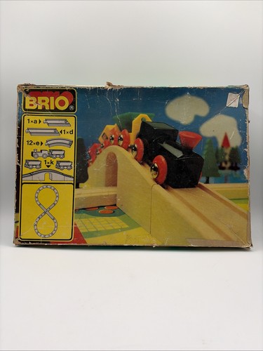 Vintage brio wooden train - brio,