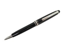 STYLO BILLE MONTBLANC MEISTERSTUCK CLASSIQUE PLATINE MB2866 RESINE NOIR PEN 440€