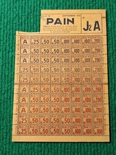 FEUILLE DE TICKETS DE