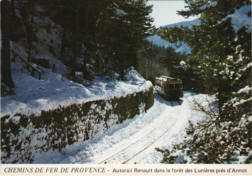Cpm annot autorail renault - annot,