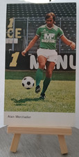 Carte football 1976 1977 ASSE Joueur ALAIN MERCHADIER maillot Manufrance ancien