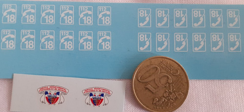 Decalcomanie eau decals - à,
