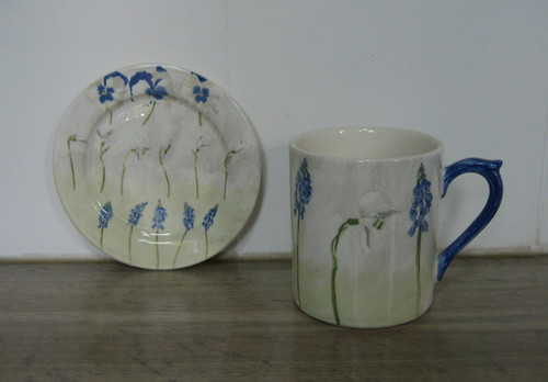 Mug tasse soucoupe faience - mug,