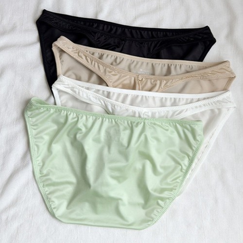Slip satin brillant soie - en,
