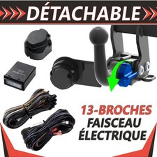 Attelage détachable pour