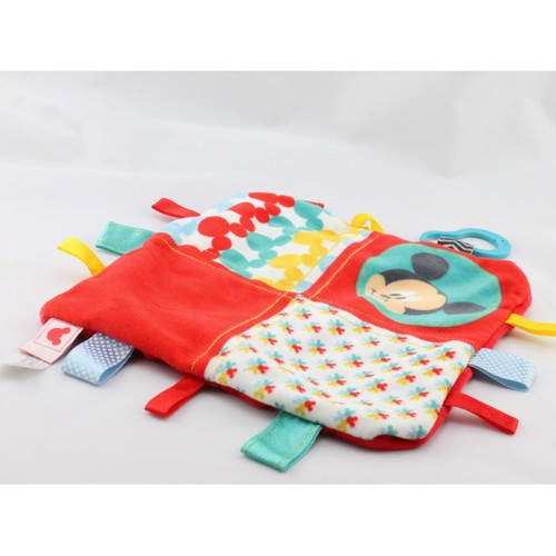 Doudou plat carré - , rouge