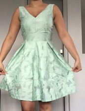 Robe Soiree Vert Menthe A