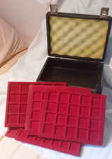 VALISE / MALETTE ABAFIL POUR COLLECTION DE PIECES NUMISMATIQUE