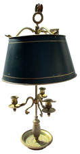 Lampe bouillotte bronze décor
