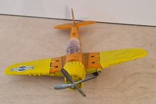 Jouet ancien en métal Hubley 495 "Avion Lancaster "ailes et train repliable