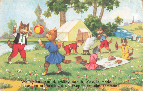 Illustree camping toile - camping,