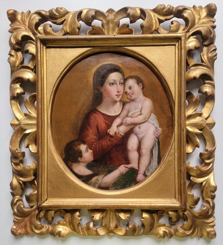 Vierge enfant école - a,