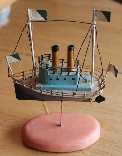 Joli petit bateau tole - petit,