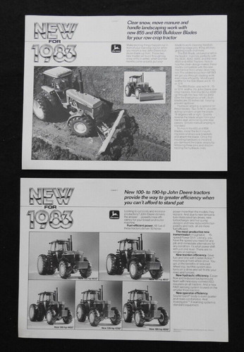 John deere neuf pour 1983 - john,