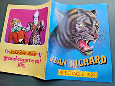 1974 programme CIRQUE JEAN RICHARD circus circo programm programma program